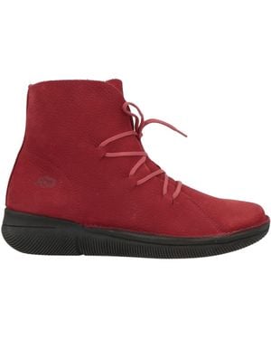 Loints of Holland Ankle Boots - Red