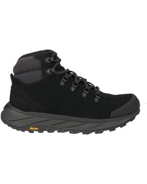 Jack Wolfskin Ankle Boots Leather, Textile Fibres - Black