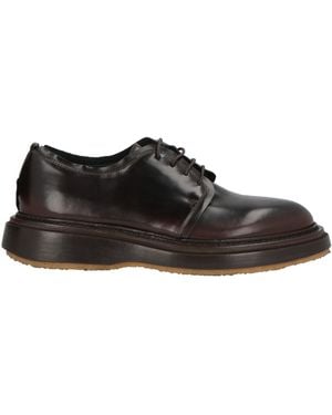 THE ANTIPODE Dark Lace-Up Shoes Leather - Black