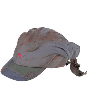 Marine Serre Hat Silk - Gray