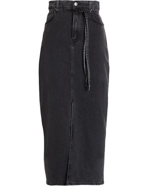 HUGO Denim Skirt Cotton, Recycled Cotton, Elastane - Blue
