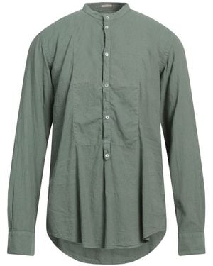 Massimo Alba Shirt Linen, Cotton - Green