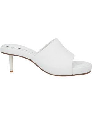 Jacquemus Sandals Leather - White