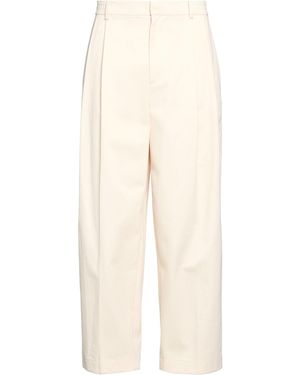 LE17SEPTEMBRE Cream Pants Polyester, Cotton - Natural