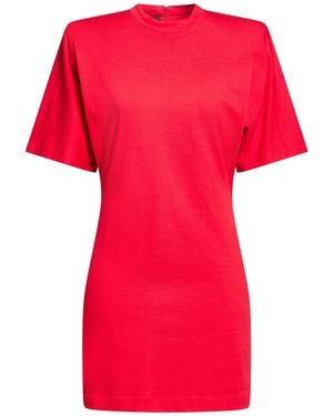 Pinko Mini Dress Cotton - Red