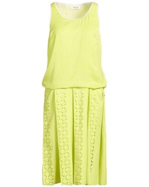 Aviu Lime Midi Dress Polyester - Yellow