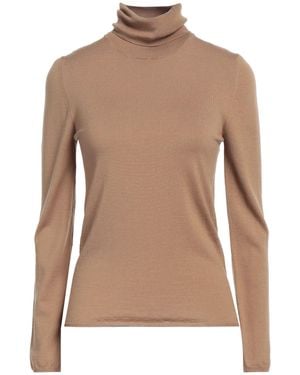 Zanone By Slowear Turtleneck Virgin Wool, Polyamide - Brown