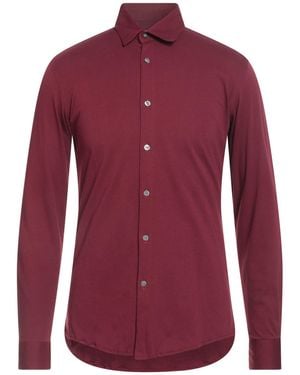 Daniele Alessandrini Garnet Shirt Cotton - Red