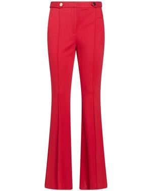 Liu Jo Trousers Viscose, Polyamide, Elastane - Red