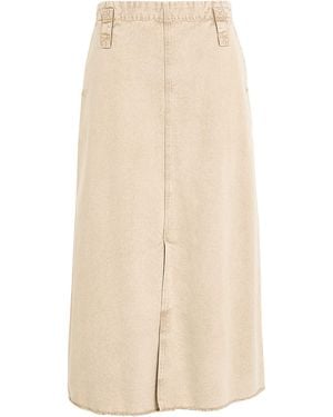 MAX&Co. Midi Skirt - Natural