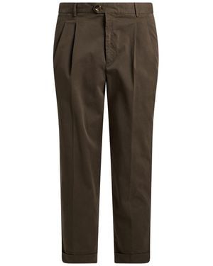PT Torino Khaki Pants Cotton, Elastane - Brown