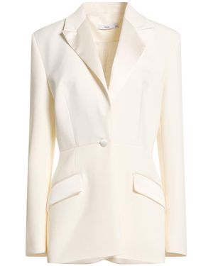 Safiyaa Blazer Polyester, Elastane - White