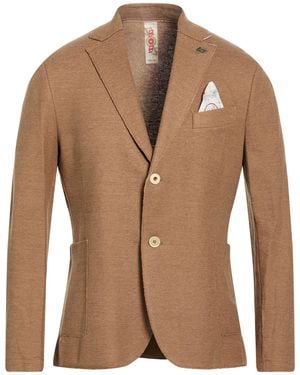 Bob Blazer Linen, Cotton - Brown