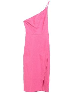 NA-KD Midi Dress - Pink