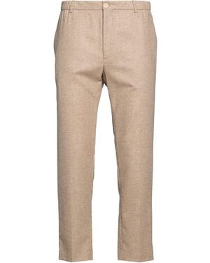 Calvin Klein Pants Wool, Polyamide, Acrylic, Cashmere, Elastane - Natural