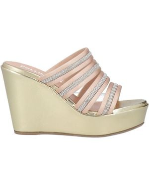 Pollini Sandals Viscose, Silk - White