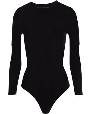 Zadig & Voltaire Bodysuit Polyamide, Elastane - Black