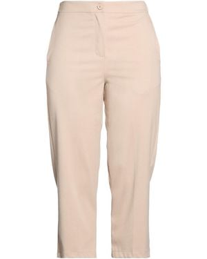 ViCOLO Pants Polyester, Viscose, Elastane - Natural