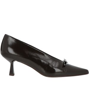 J.A.P. JOSE ANTONIO PEREIRA Court Shoes Leather - Black
