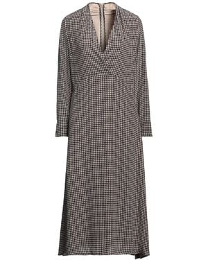 SKILLS & GENES Midi Dress - Gray