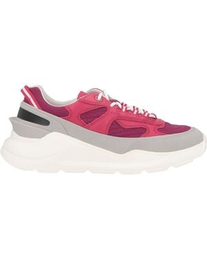 Date Sneakers Textile Fibers, Leather - Pink