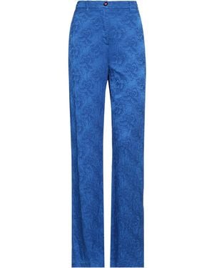I LOVE MP Pants Viscose, Cotton - Blue