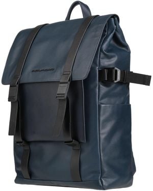 Piquadro Backpack Cow Leather, Eva (Ethylene - Blue