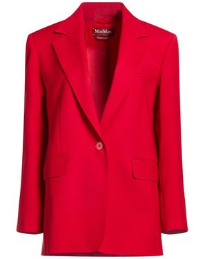 Max Mara Blazer Virgin Wool - Red