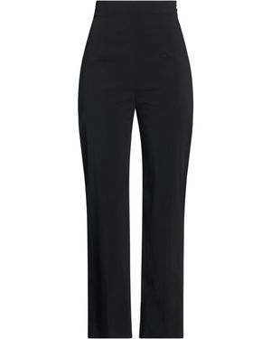 Alberta Ferretti Trousers Virgin Wool, Polyamide, Elastane - Black