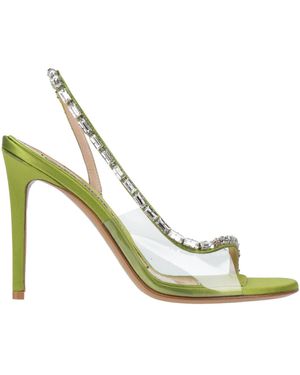 Alexandre Vauthier Sandals Textile Fibers, Pvc - Metallic