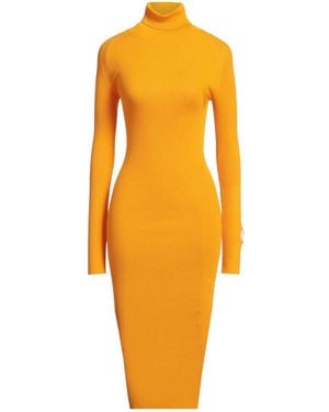 Iceberg Midi Dress Virgin Wool - Orange