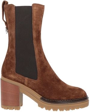 Sergio Rossi Ankle Boots Leather - Brown
