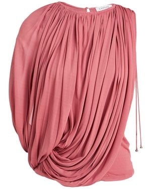Lanvin Top Viscose, Silk - Pink