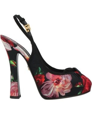 Dolce & Gabbana Pumps Viscose, Cotton - Natural