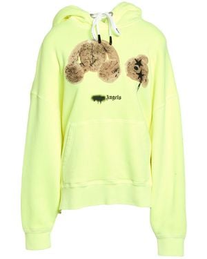 Palm Angels Sweatshirt Cotton, Elastane, Wool, Acetate, Polyester - Yellow