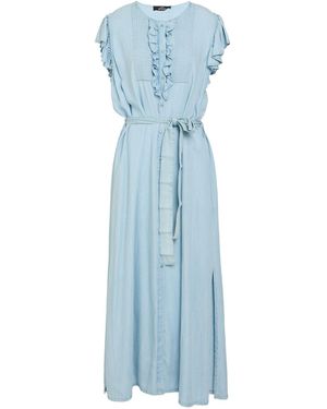 Twinset Maxi Dress Lyocell - Blue