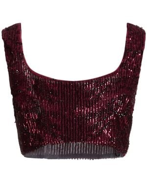 Pinko Burgundy Top Polyamide - Purple