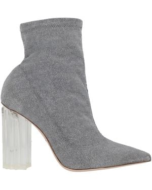 Le Silla Ankle Boots Textile Fibers - Gray