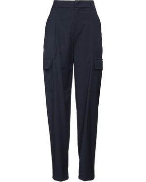 SKILLS & GENES Midnight Pants Polyester, Viscose, Wool, Elastane - Blue