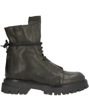 i love italy Dark Ankle Boots Leather - Brown