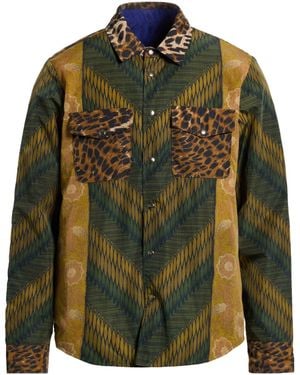 Pierre Louis Mascia Mustard Jacket Polyamide, Polyester - Green
