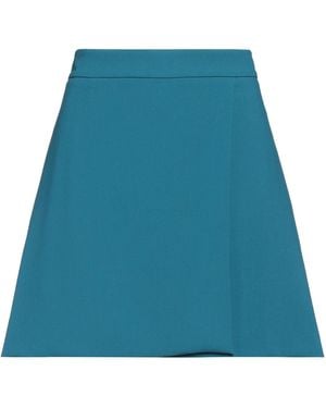 Ottod'Ame Deep Mini Skirt Polyester, Viscose, Elastane - Blue