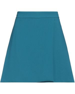 Ottod'Ame Deep Mini Skirt Polyester, Viscose, Elastane - Blue