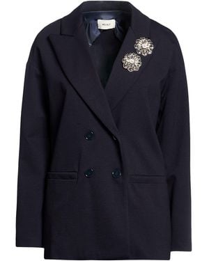 ViCOLO Midnight Blazer Viscose, Polyamide, Elastane - Blue