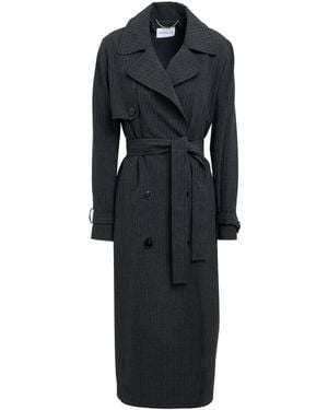 Marella Overcoat & Trench Coat Polyester, Viscose, Elastane - Black