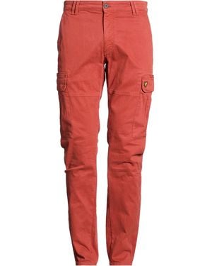 Lyle & Scott Pants Cotton, Elastane - Red