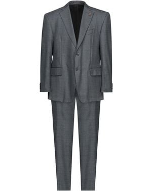 Lardini Suit Wool, Mohair Wool, Silk - Gray