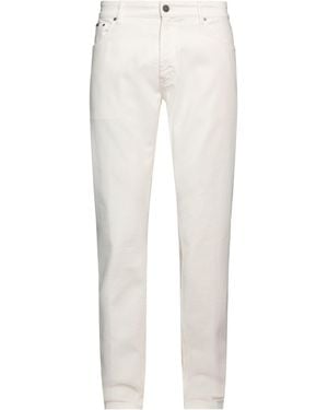 Lardini Pantaloni Jeans - Bianco