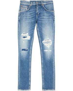 Dondup Jeans Organic Cotton, Recycled Elastane - Blue