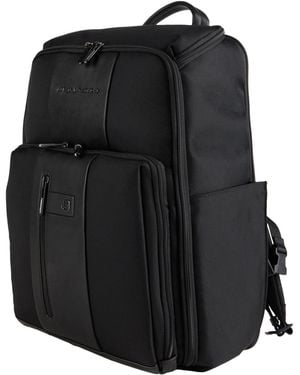 Piquadro Backpack Textile Fibers - Black
